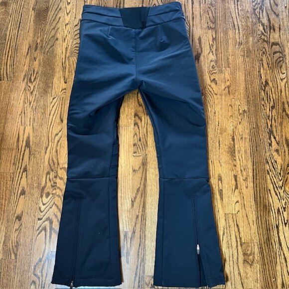 Perfect Moment Black High-Waist Aurora Softshell Ski Pants Flared Leg L/XL - Picture 3 of 12